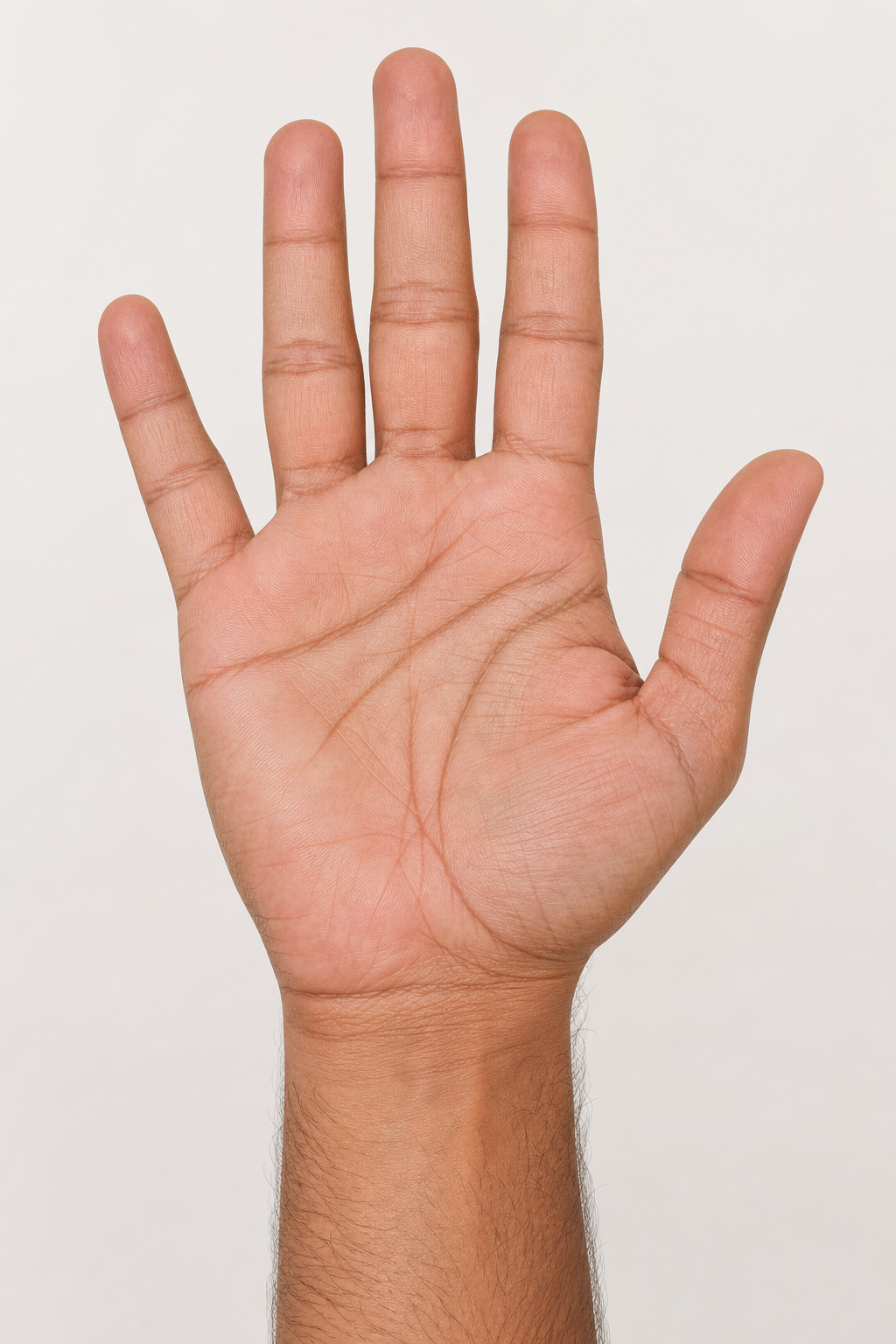 Deep-line sample palm